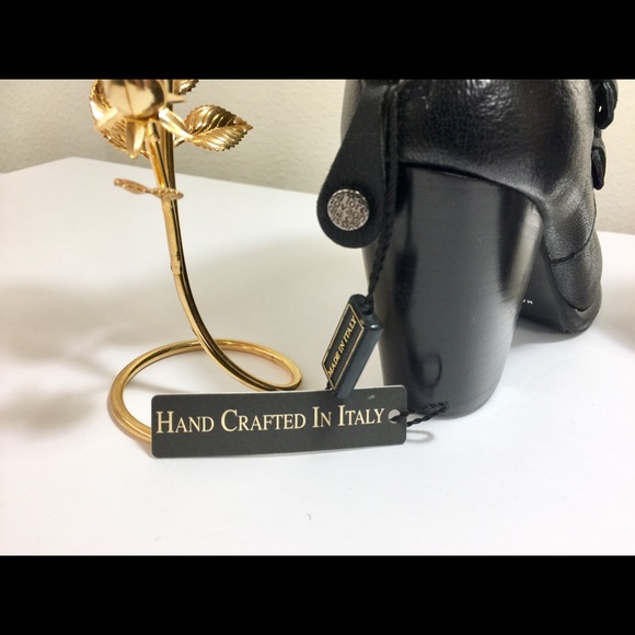 FABIANELLI Boots buckle Made in Italy Blk Sz 7/37 - Picture 7 of 8